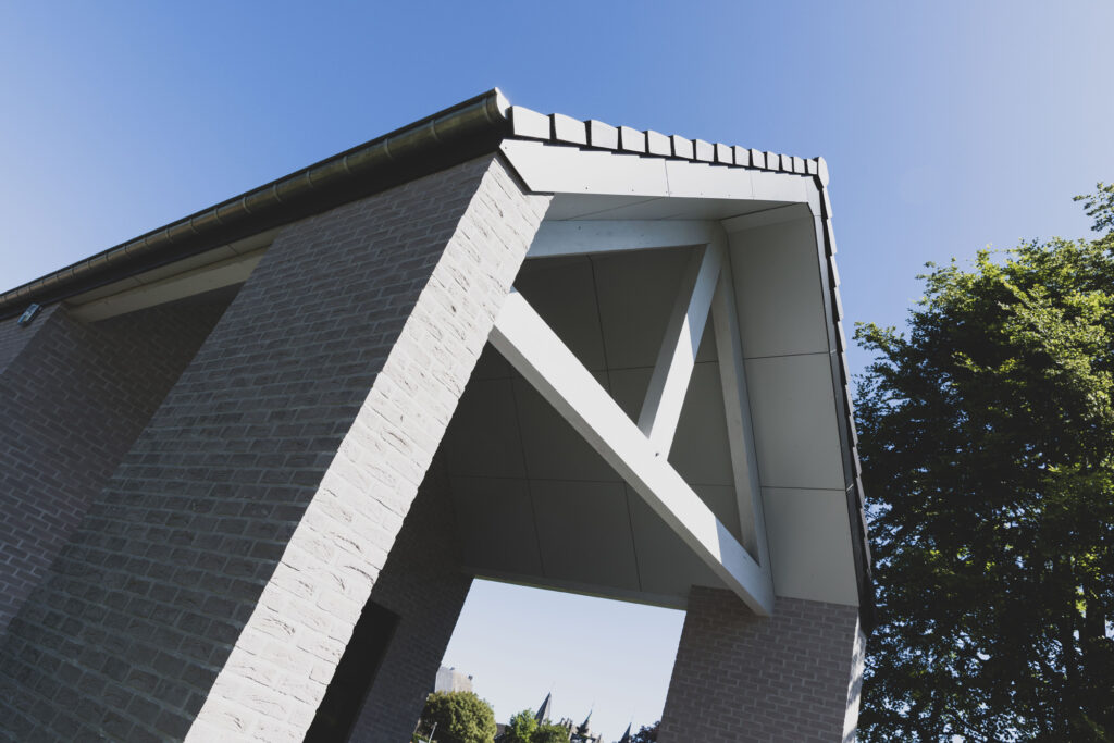 Maison avec une ossature en bois